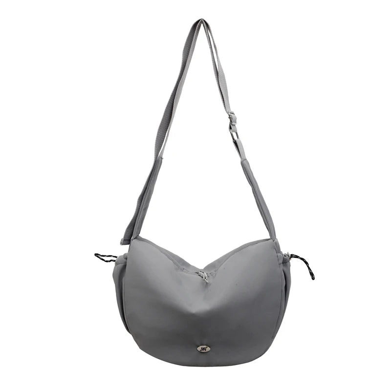 Large Capacity Lightweight Nylon Crossbody Bag for Women