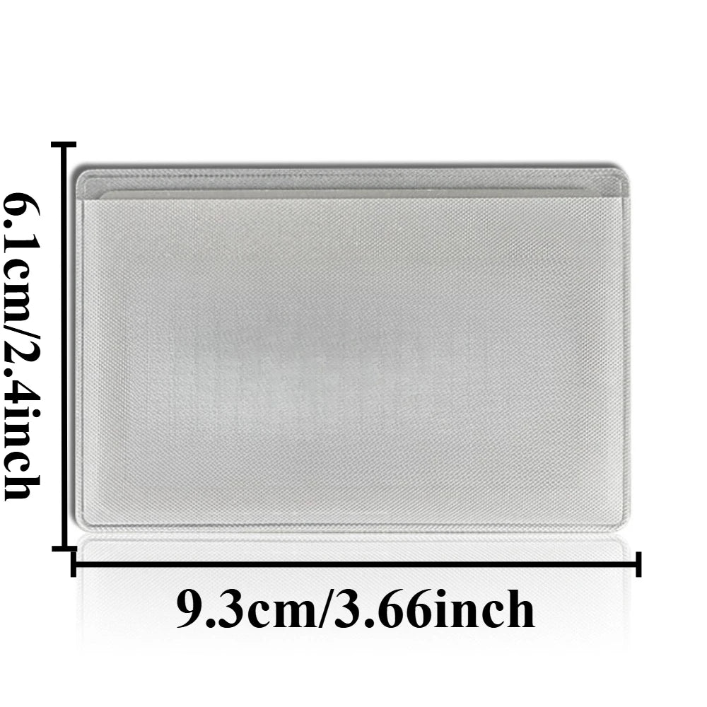 10PCS PVC Card Protectors for Credit, ID & Medical Cards Card Protector Sleeves Nixie