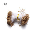 400pcs Double Head Flower Stamens DIY Floral Craft Pistils Floral Craft Stamens Nixie -20
