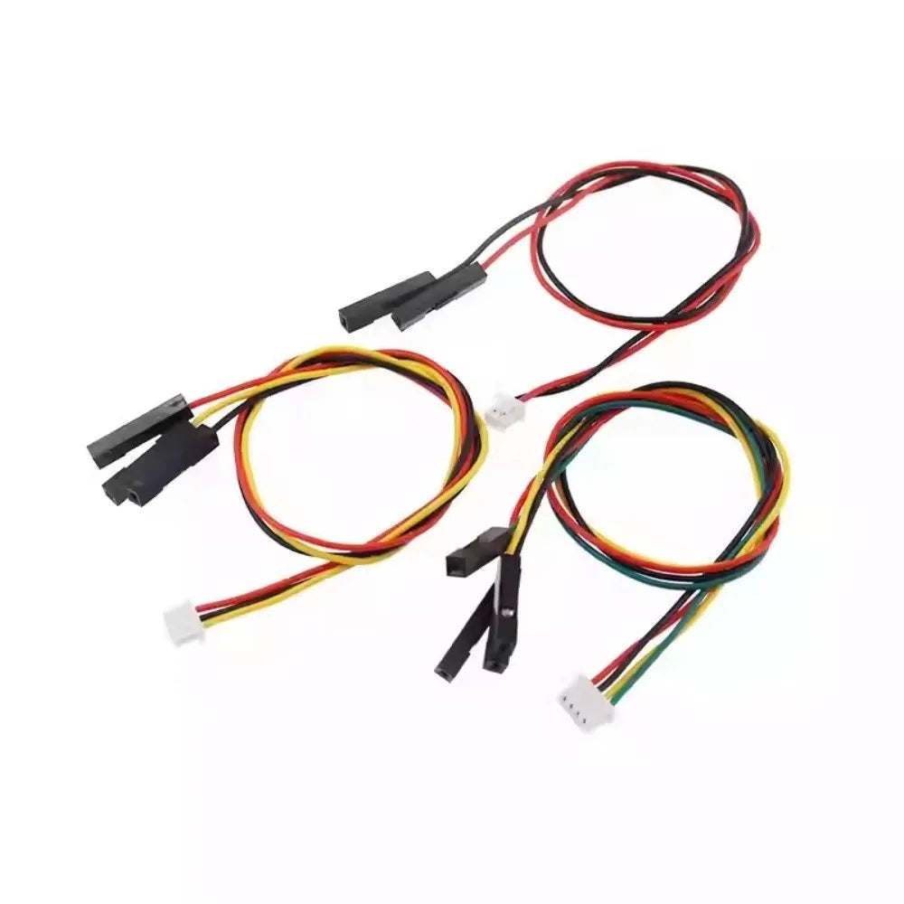 10Pcs MX1.25mm to Dupont 2.54mm JST Connector Cable 2P-6P Electronic Connector Cable Nixie