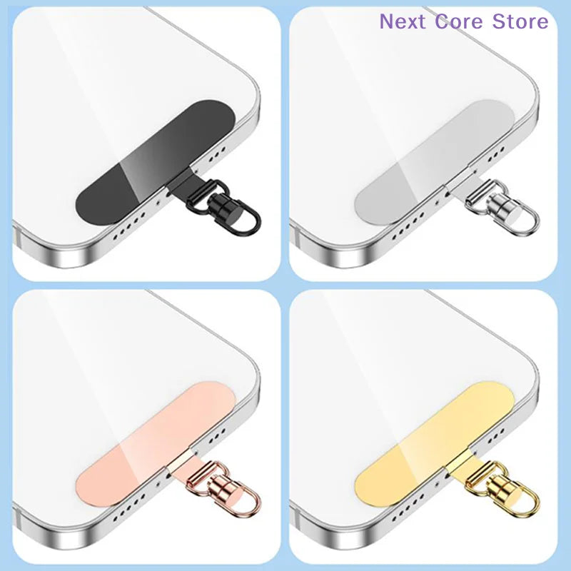 Steel Phone Lanyard Clip Gasket Patch – 360° Metal Strap Phone Lanyard Clip Nixie
