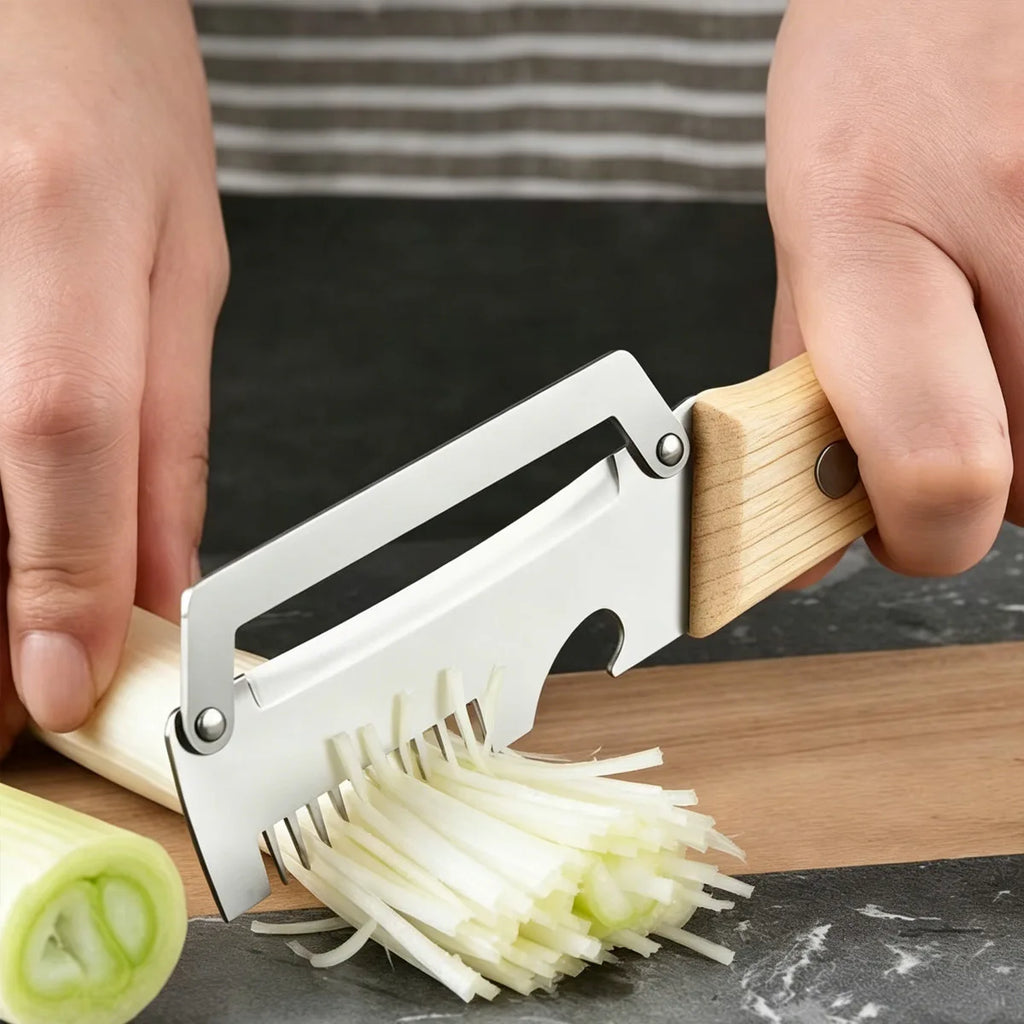 Stainless Steel Fruit & Vegetable Peeler Set – Wood Handle Vegetable Peeler Set Nixie