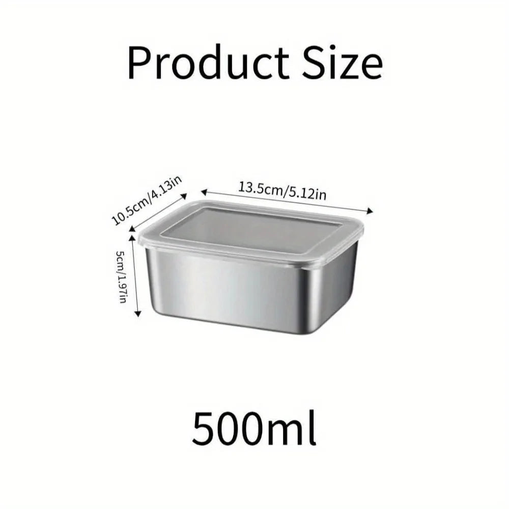 5pc Stainless Steel Airtight Food Storage Containers – BPA-Free Food Storage Containers Nixie