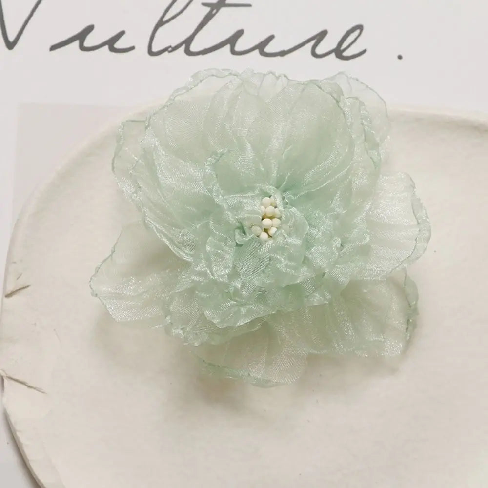 Organza Fabric Flower 75mm – Wedding & DIY Accessories Fabric Flower Applique Nixie