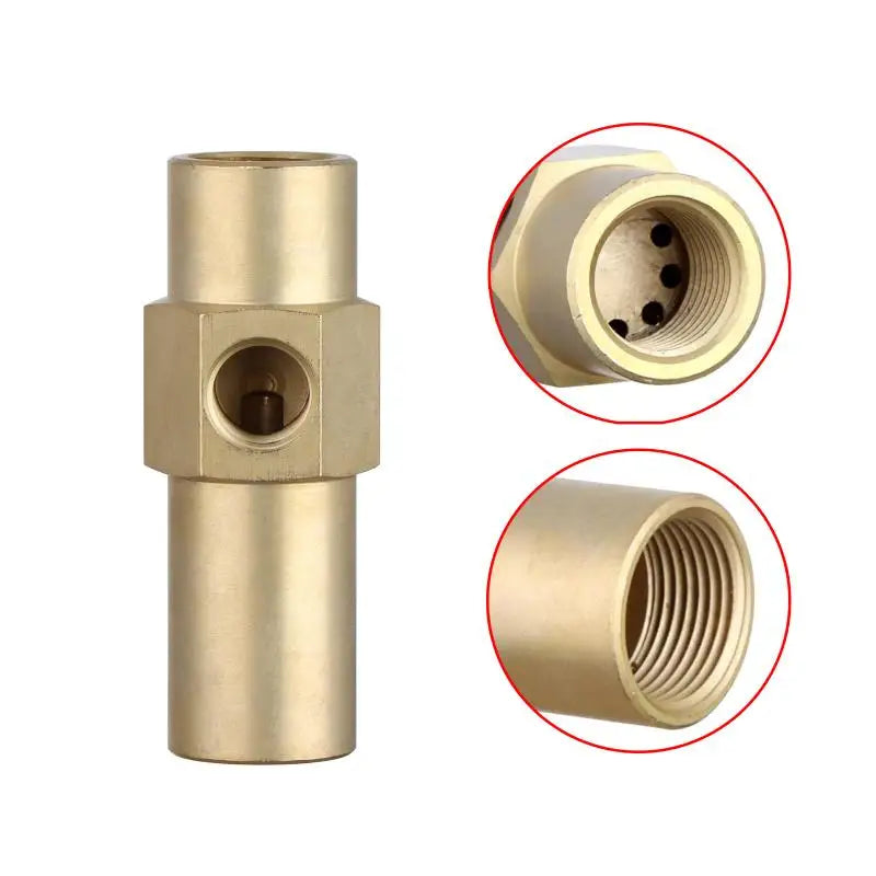 Brass Siphon Nozzle Full Cone Waste Oil Burner Furnace Boiler Burner Atomizer Nozzle Nixie Default Title