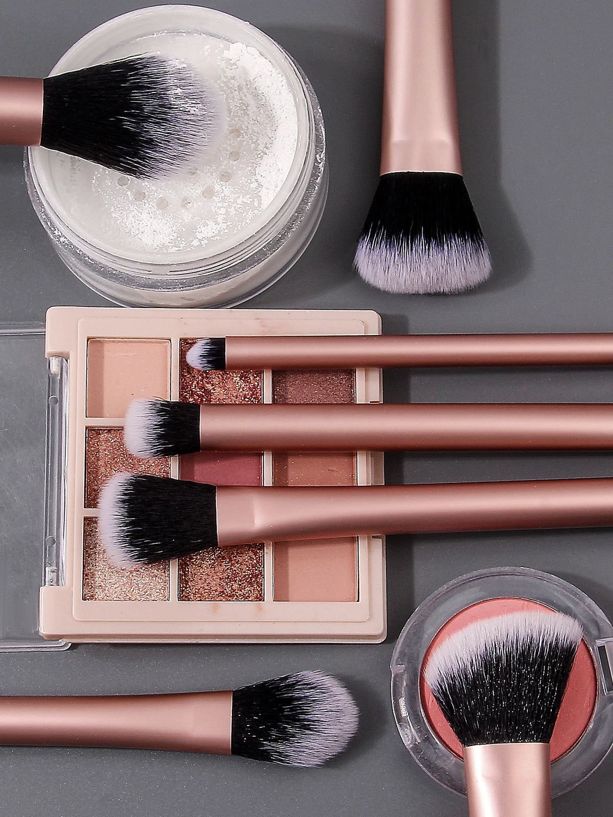Nixie 7-Piece Makeup Brush Set – Synthetic Bristles Kit Makeup Brush Set Nixie