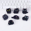 7 Cute Black Cat Acrylic Clips – Paper, Snack & Journal Clips Decorative Paper Clips Nixie 7 pcs cat clip
