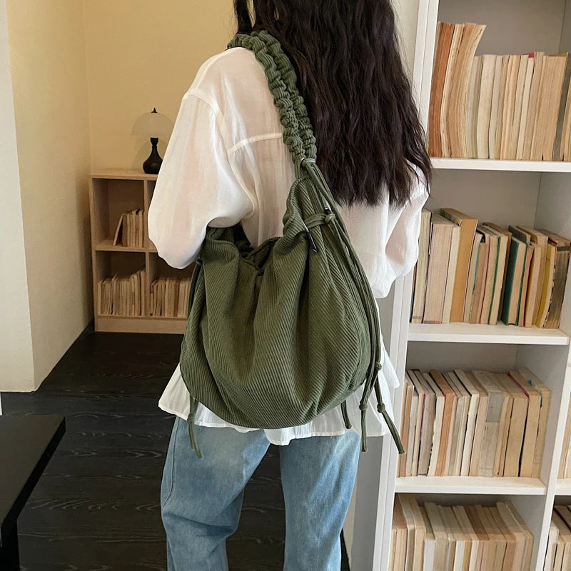 Korean Corduroy Crossbody Cloud Bag – Women's Shoulder Bag Crossbody Shoulder Bag Nixie