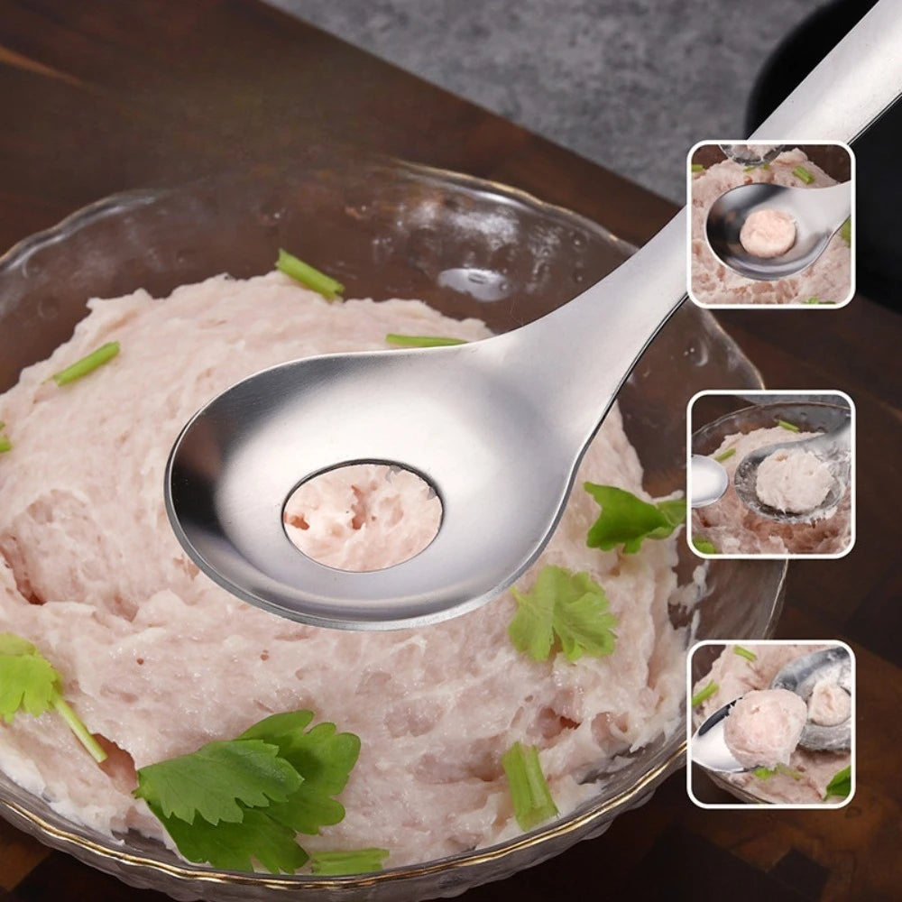 304 Stainless Steel Dumpling & Rice Spoon Kitchen Gadget Kitchen Spoon Tool Nixie
