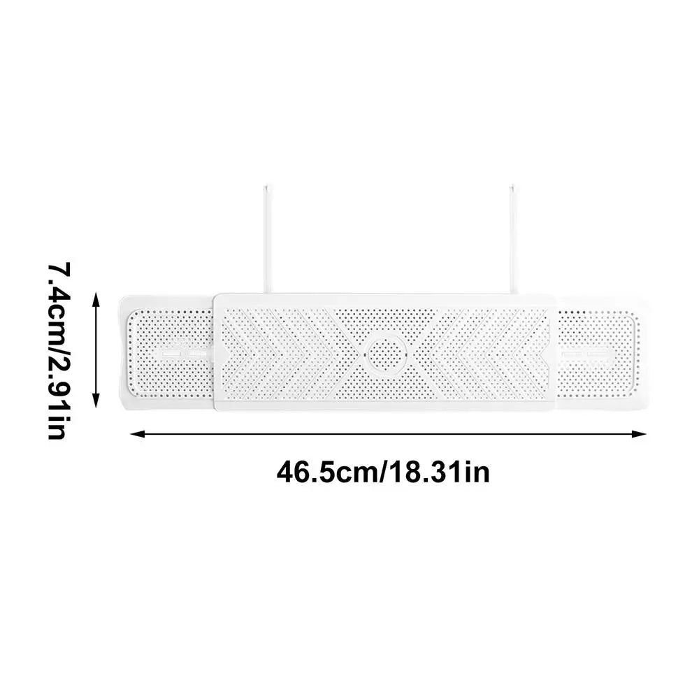 Adjustable AC Deflector Shield – Universal Retractable Air Guide