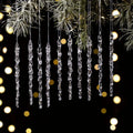 10PCS Christmas Ice Lolly Ornaments – Transparent Tree Pendants Christmas Tree Ornaments Nixie transparent
