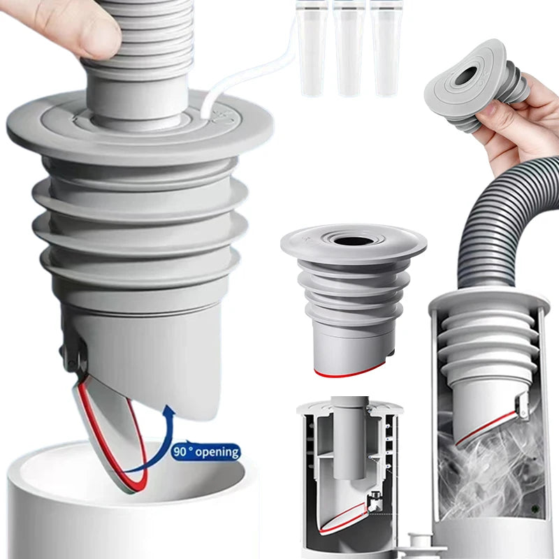 Silicone Sewer Seal Ring – Anti-Odor Floor Drain Plug Drain Seal Plug Nixie