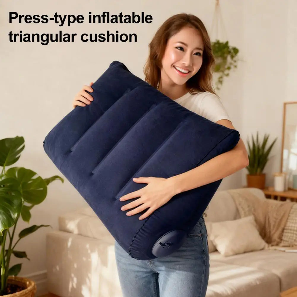 Inflatable Wedge Pillow – Portable, Built-In Pump, Posture Inflatable Wedge Pillow Nixie