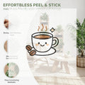 2Pcs Monstera Green Leaf Wall Stickers – Waterproof Peel & Stick