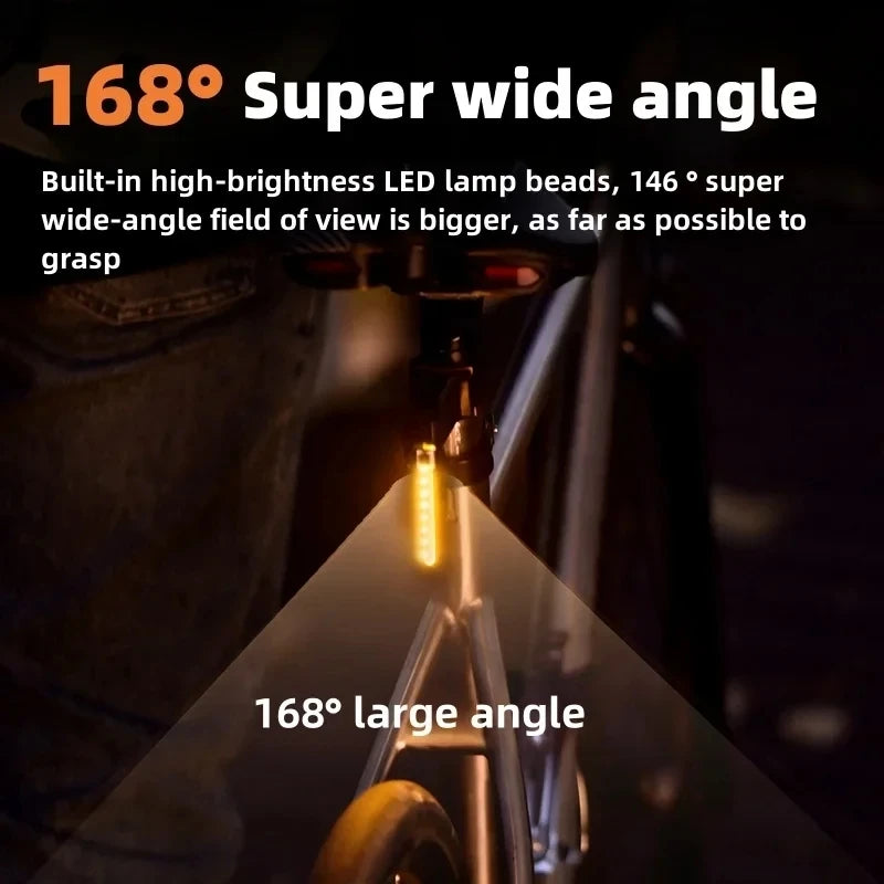 BUCKLOS LED Bike Tail Light – Rechargeable, IPX6 Waterproof Bike Tail Light Nixie