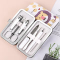 7-Piece Manicure Set with Cartoon Storage Box | Nail Care Kit Manicure Tool Set Nixie Lion
