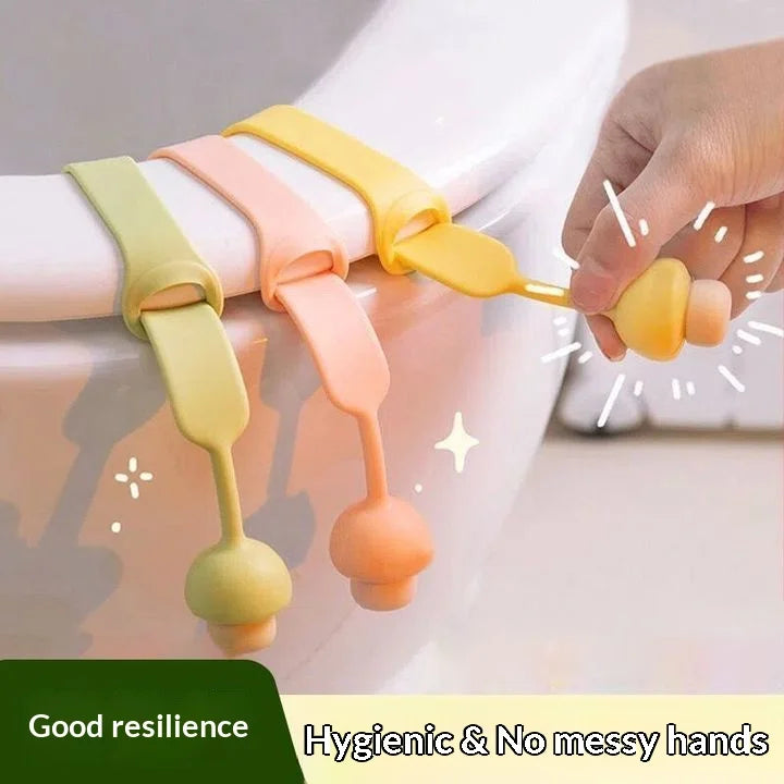 Silicone No-Touch Toilet Seat Lifter – Sanitary Bathroom Handle Toilet Seat Lifter Nixie