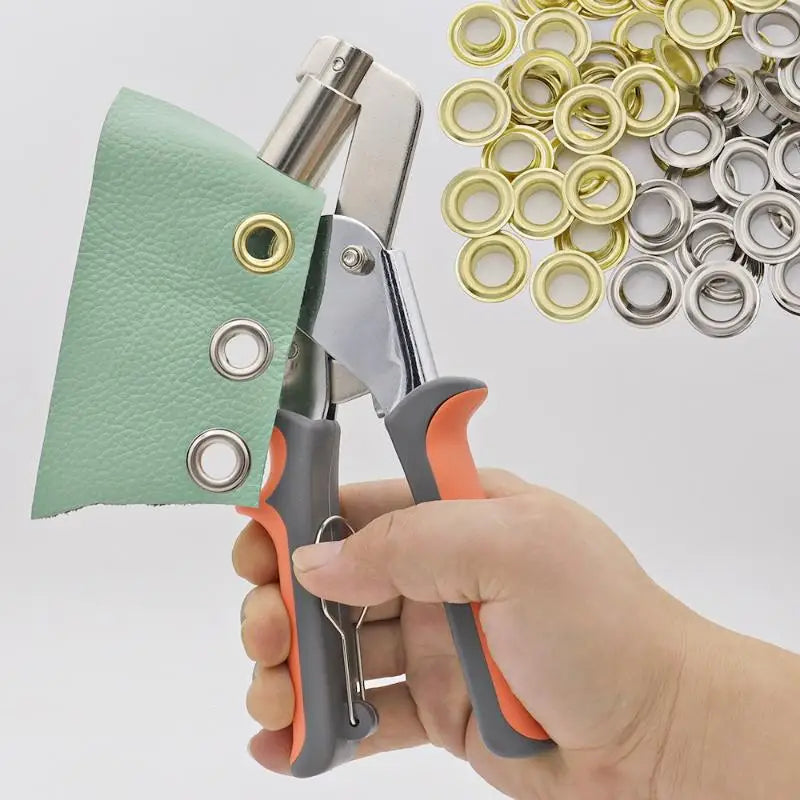 10mm Eyelet Pliers – Portable Metal Grommet Hole Punch Kit Grommet Punch Tool Nixie