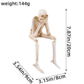 3-Pc See Hear Speak No Evil Skeleton Figurines | Halloween Decor Halloween Figurines Nixie A3