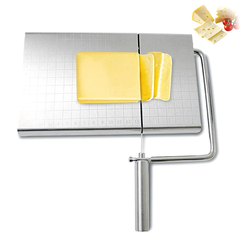 Adjustable Heavy-Duty Cheese Slicer – Stainless Steel Wire Cutter Cheese Slicer Nixie Default Title