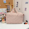 Women's Pink Floral Canvas Handbag – Large Shoulder Bag Women's Shoulder Bag Nixie Pink