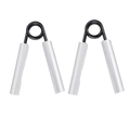 2pc Hand Grip Strengthener 150LB & 200LB Aluminum Forearm Trainer Hand Grip Strengthener Nixie 150LB-200LB