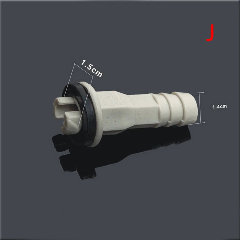 AC Drain Hose Connector Elbow Fitting with Rubber Ring for Gree Kelon AC Drain Connector Nixie J