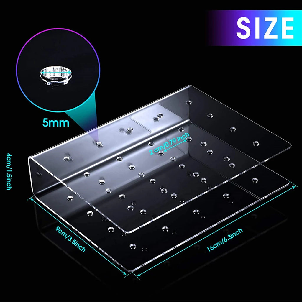 Acrylic Lollipop Stand 20/21-Hole Transparent Candy Display Lollipop Display Stand Nixie
