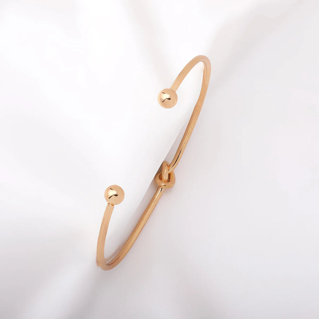 Leaf Knot Bracelet Set of 4 – Gold Women's Chain Bracelets Fashion Bracelet Set Nixie