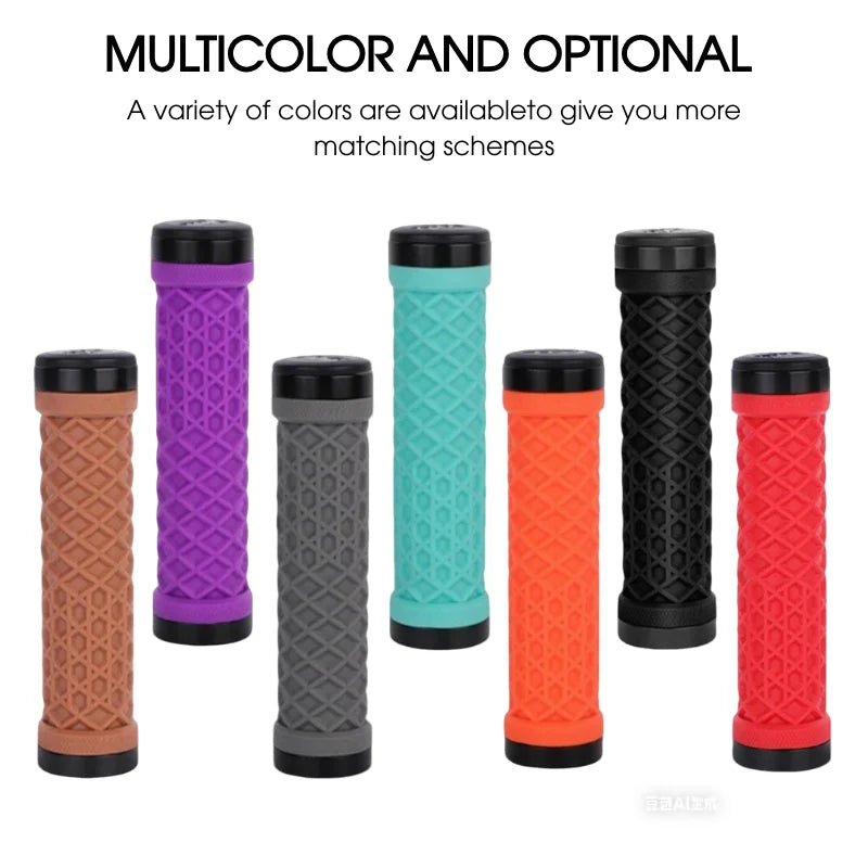 ODI Silicone MTB/BMX Handlebar Grips – Double Lock Anti-Slip Bicycle Handlebar Grips Nixie