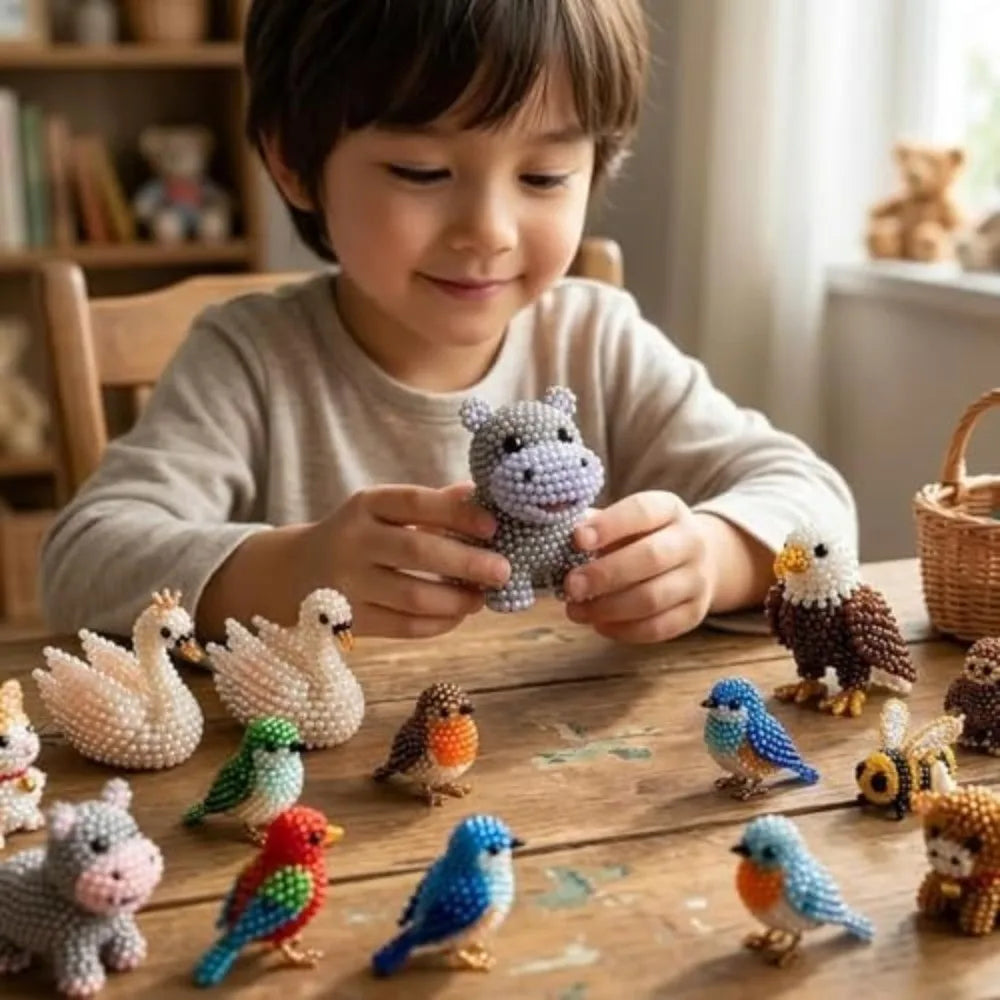 3D Bead Weaving Kit – DIY Character Series Craft Set