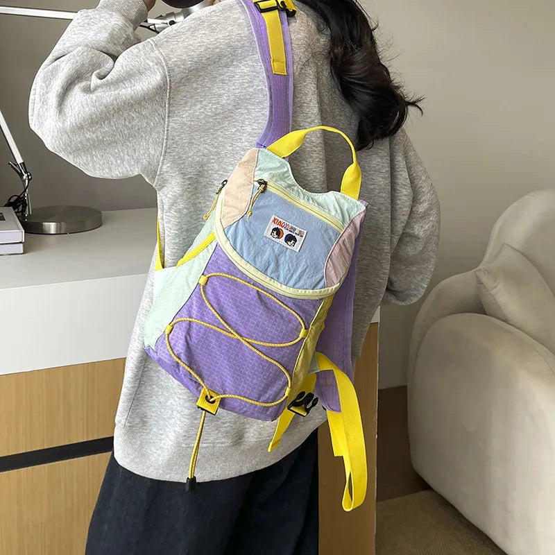 Lightweight Color-Block Hiking Backpack – Unisex Kids & Adults Hiking Backpack Nixie