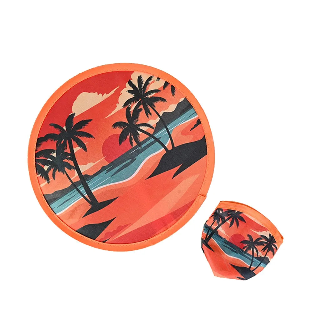 Portable Round Foldable Hand Fan – Flower & Cartoon Art