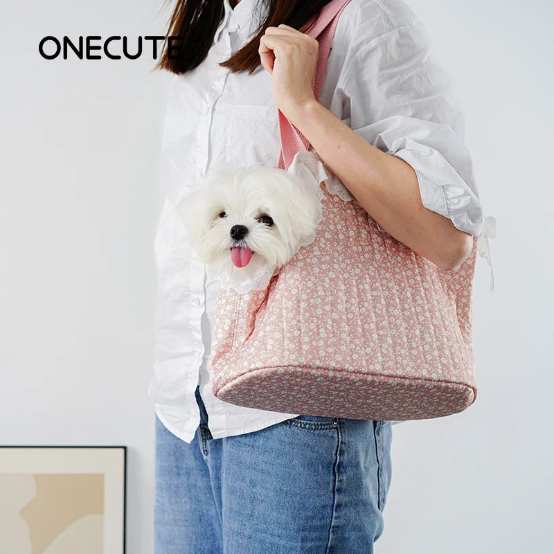 Small Dog Carrier Backpack – Breathable Cotton Pet Sling Bag Pet Carrier Backpack Nixie