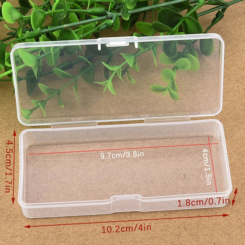 Transparent Plastic Rectangle Storage Box – Multi-Use Organizer Plastic Storage Box Nixie
