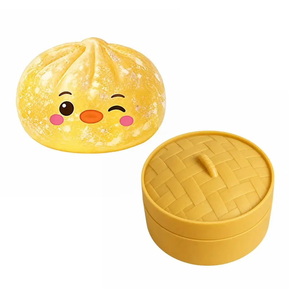 Glitter Steamed Bun Squishy Toy Slow Rising Fidget Sensory Toy Squishy Fidget Toy Nixie