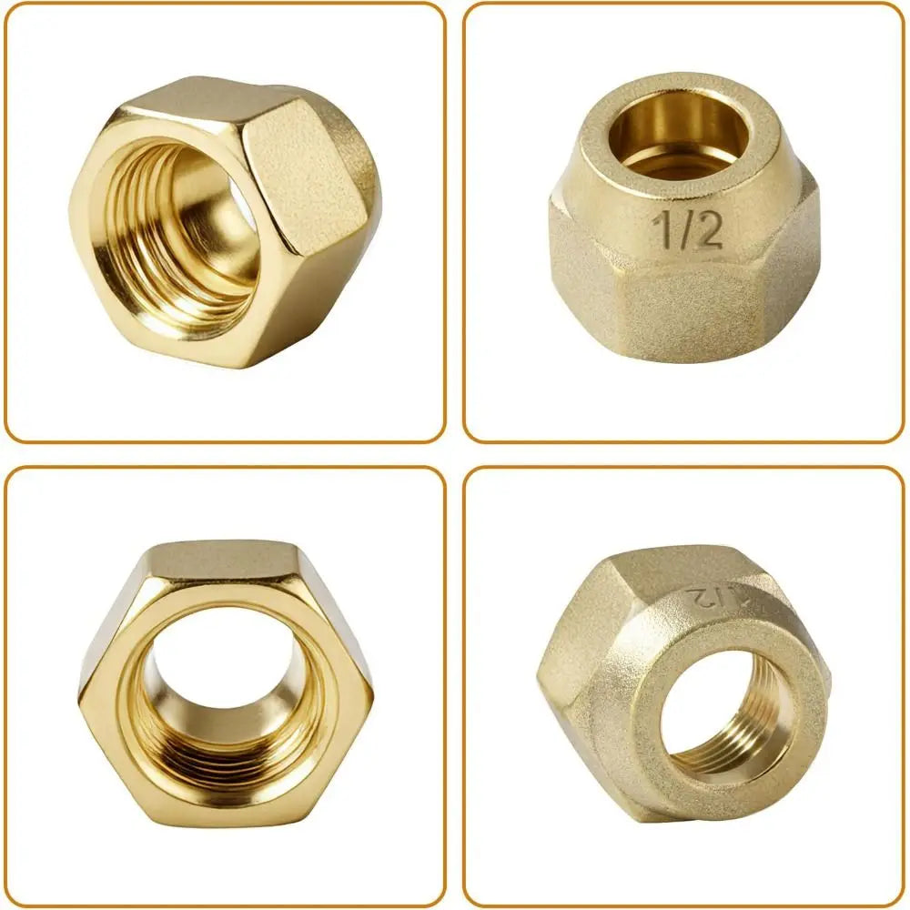 Brass Flare Nut Tube Fittings – 1/8" to 3/4" Sizes | Threaded Flare Tube Fitting Nixie