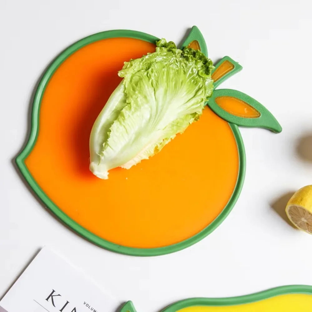 Fruit Shape Double-Sided Non-Slip Chopping Board | Food Grade PP