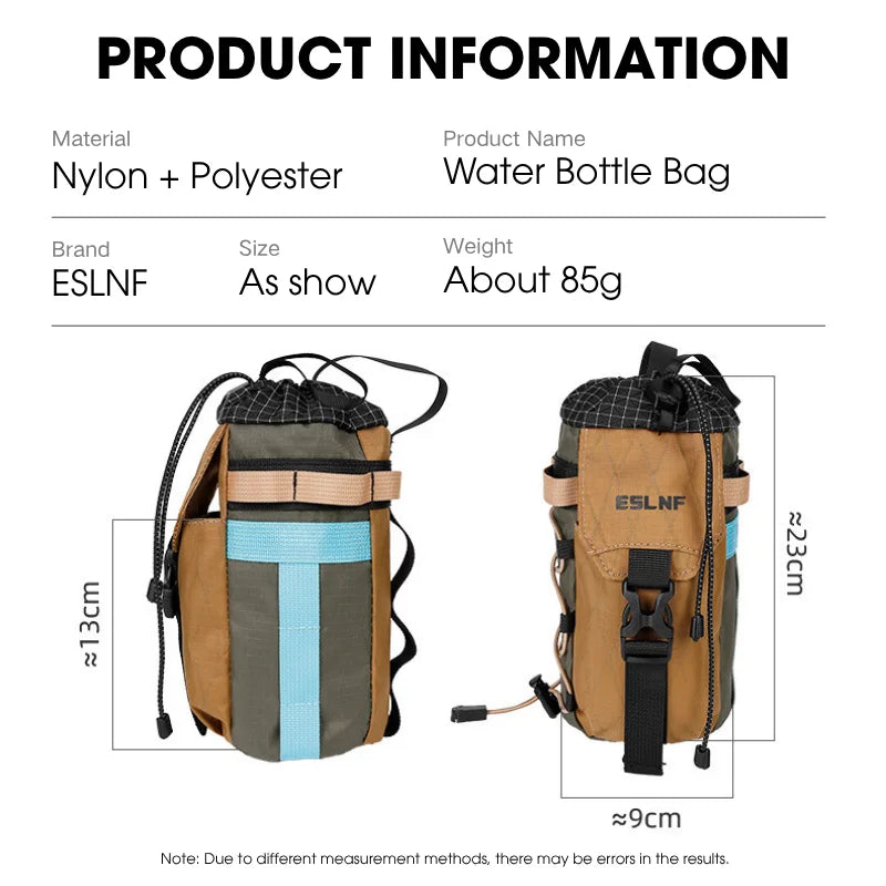 ESLNF Bike Handlebar Water Bottle Bag | MTB Cycling Pouch