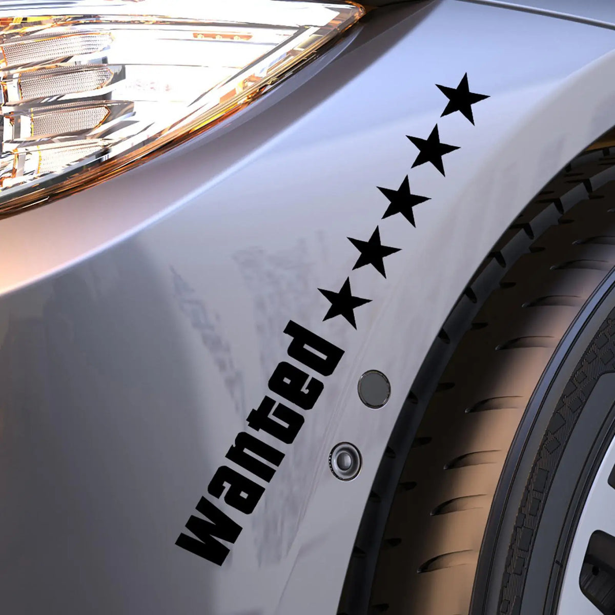 Reflective Star & Flower Car Sticker – Stylish Auto Decal Car Decal Sticker Nixie