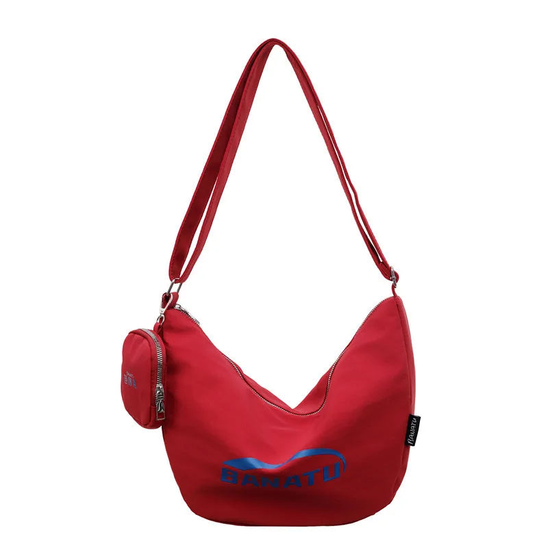 Nixie Dumpling Bag – Lightweight Nylon Crossbody Shoulder Bag Crossbody Shoulder Bag Nixie