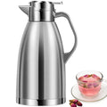 2.3L Vacuum Insulated Thermal Carafe – Stainless Steel Coffee Jug Thermal Carafe Nixie silver 1 2.3L