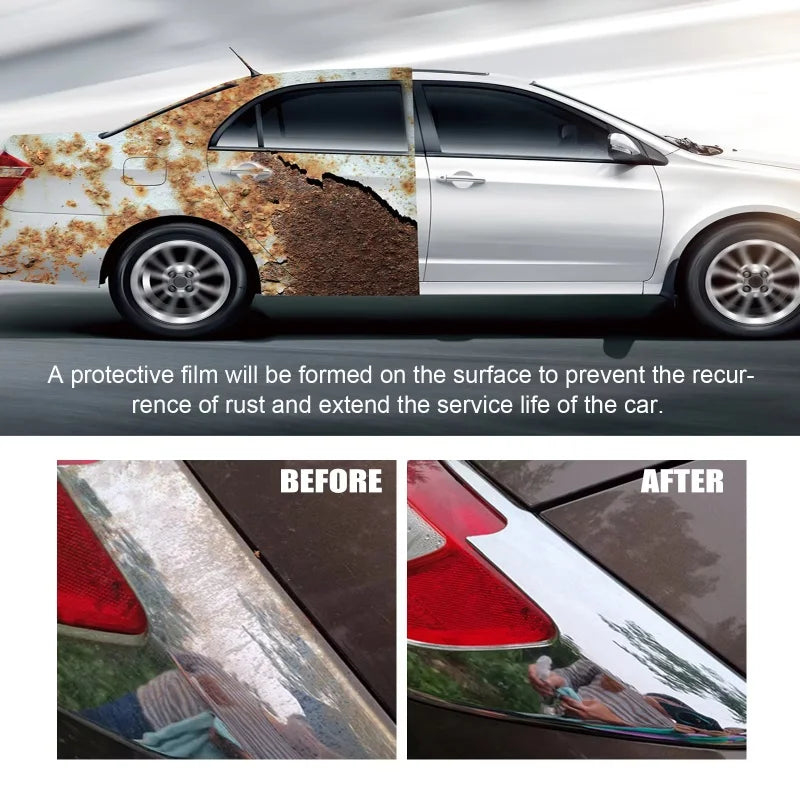 100mL Rust Remover Spray for Car Wheels & Metal Surfaces