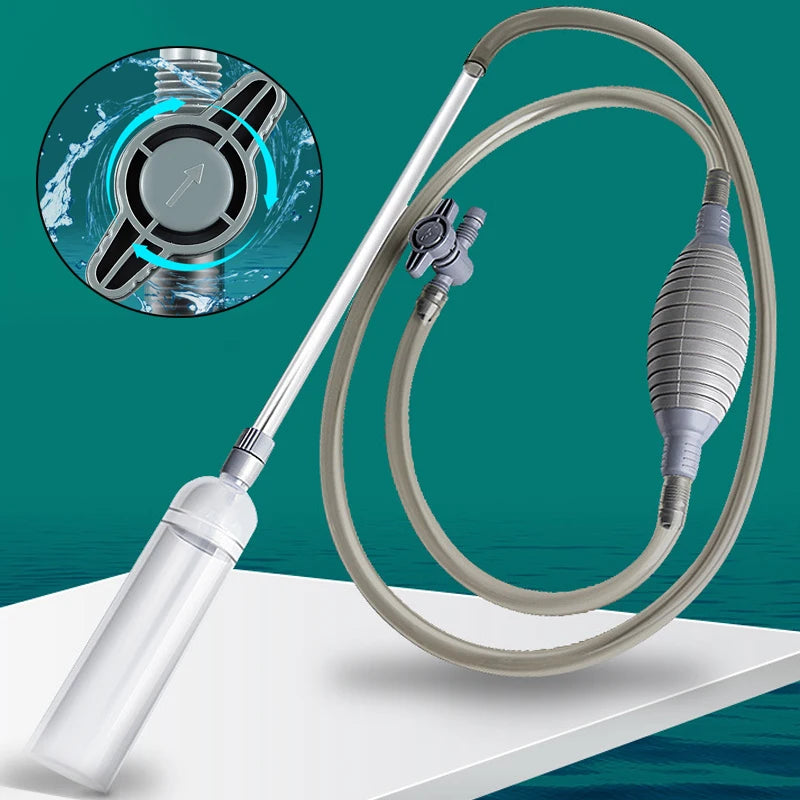Aquarium Siphon Gravel Vacuum Cleaner & Water Changer Kit Aquarium Gravel Cleaner Nixie