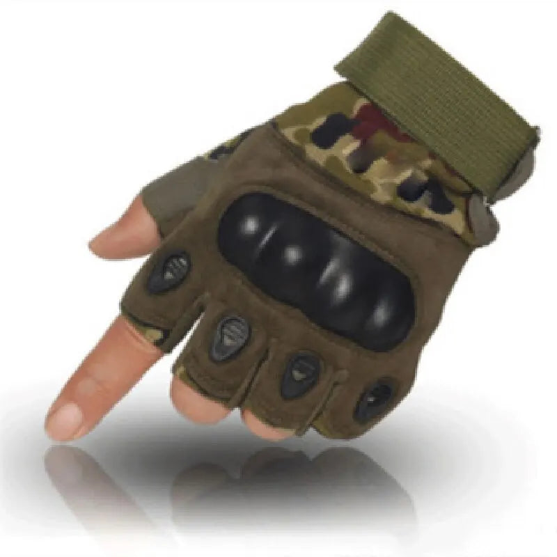 Tactical Half-Finger Cycling Gloves – Unisex Army Mittens Tactical Cycling Gloves Nixie