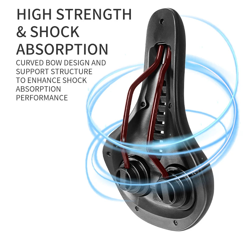 BUCKLOS MTB Bike Saddle Hollow Ergonomic Shock Suspension Seat Bike Saddle Nixie