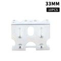 10Pcs Solar Panel Drain Clips Aluminum Alloy 30/33MM Drainage Set Solar Panel Accessory Nixie 33MM 10Pcs