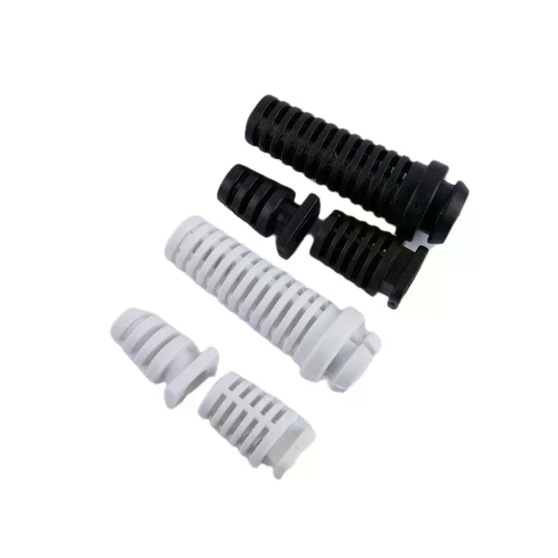 10pcs Rubber Strain Relief Cord Boot Protector 4.6–6mm