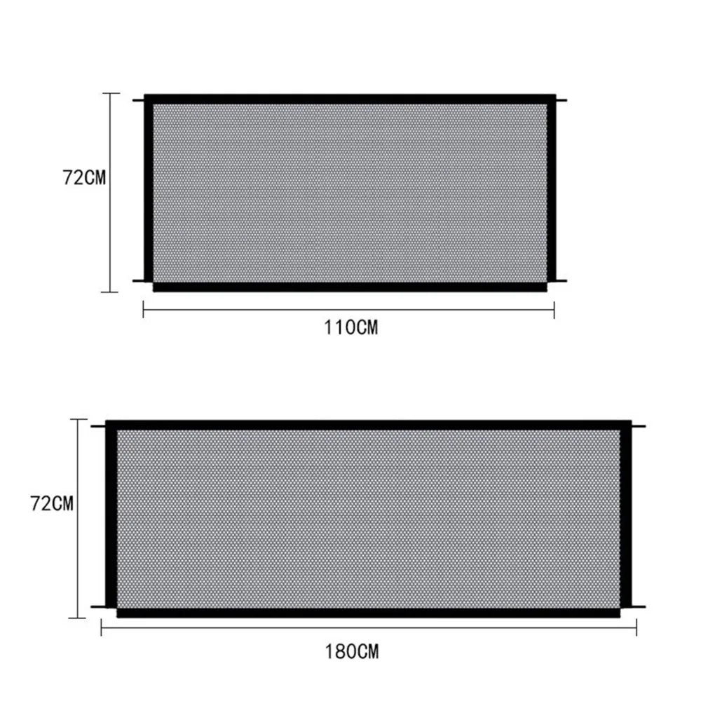 Nylon Dog Safety Gate | Punch-Free Foldable Pet Fence