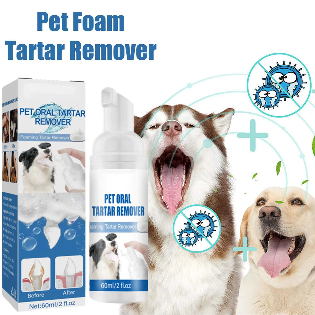 Pet Dental Foam Spray – Tartar & Bad Breath Remover for Dogs & Cats Pet Dental Spray Nixie Default Title